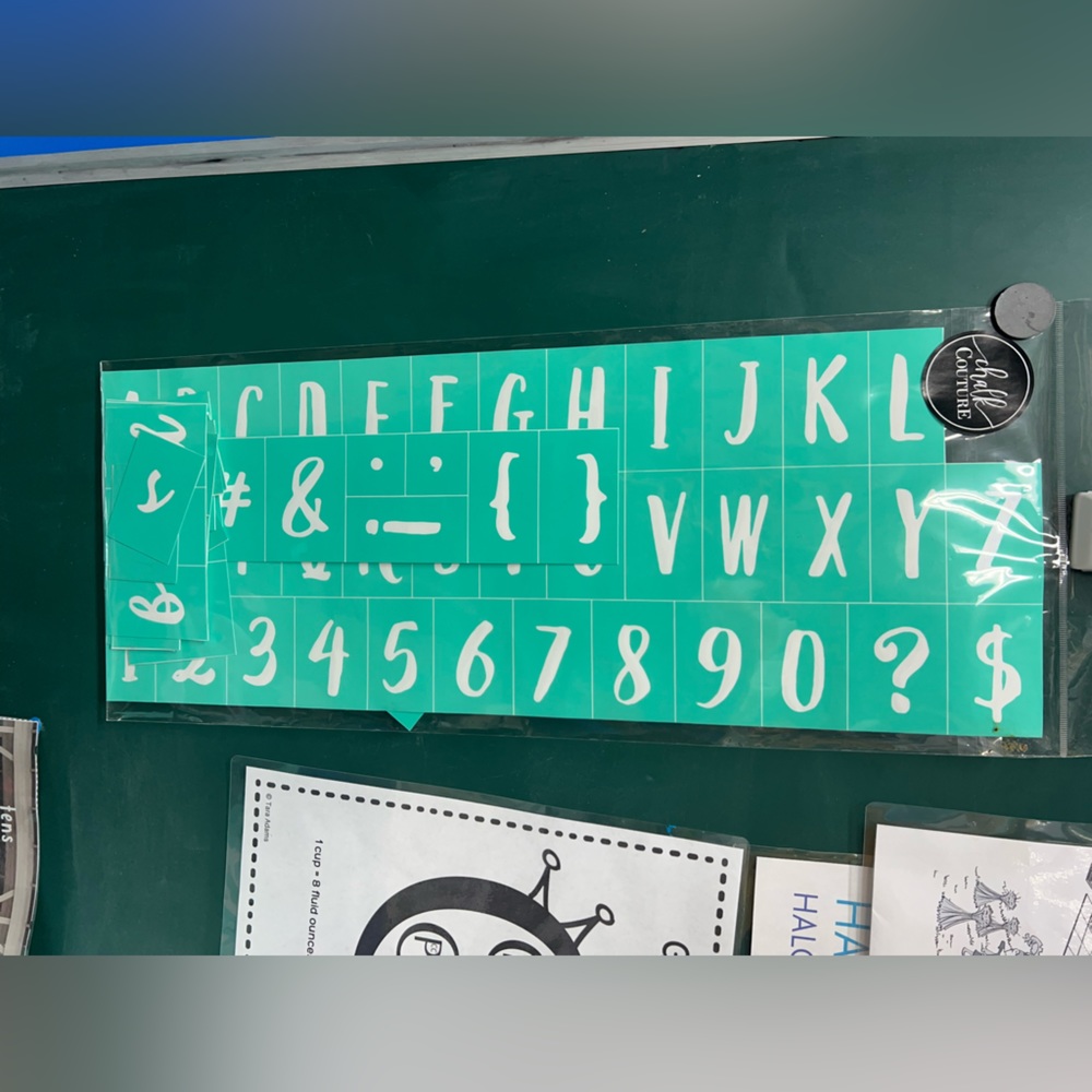 Chalk Couture Alphabet